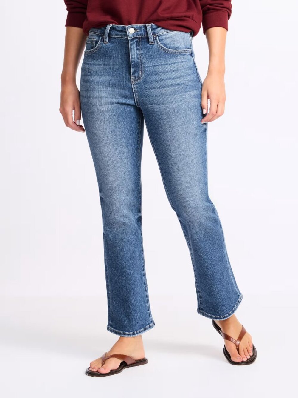 High Rise Kick Flare Jean
